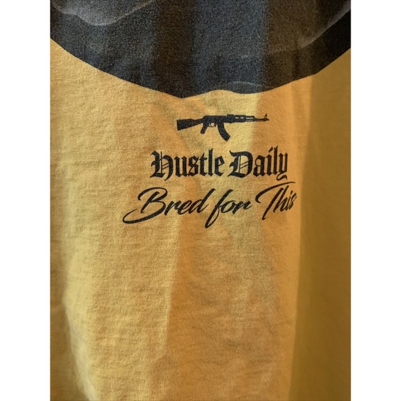 Muerte Hustle Daily “Bred for This” Shirt - Black Death Rose - XL - Picture 3 of 6